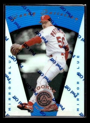 Danny Patterson 1997 Pinnacle Certified #110 Mirror Blue Rookie