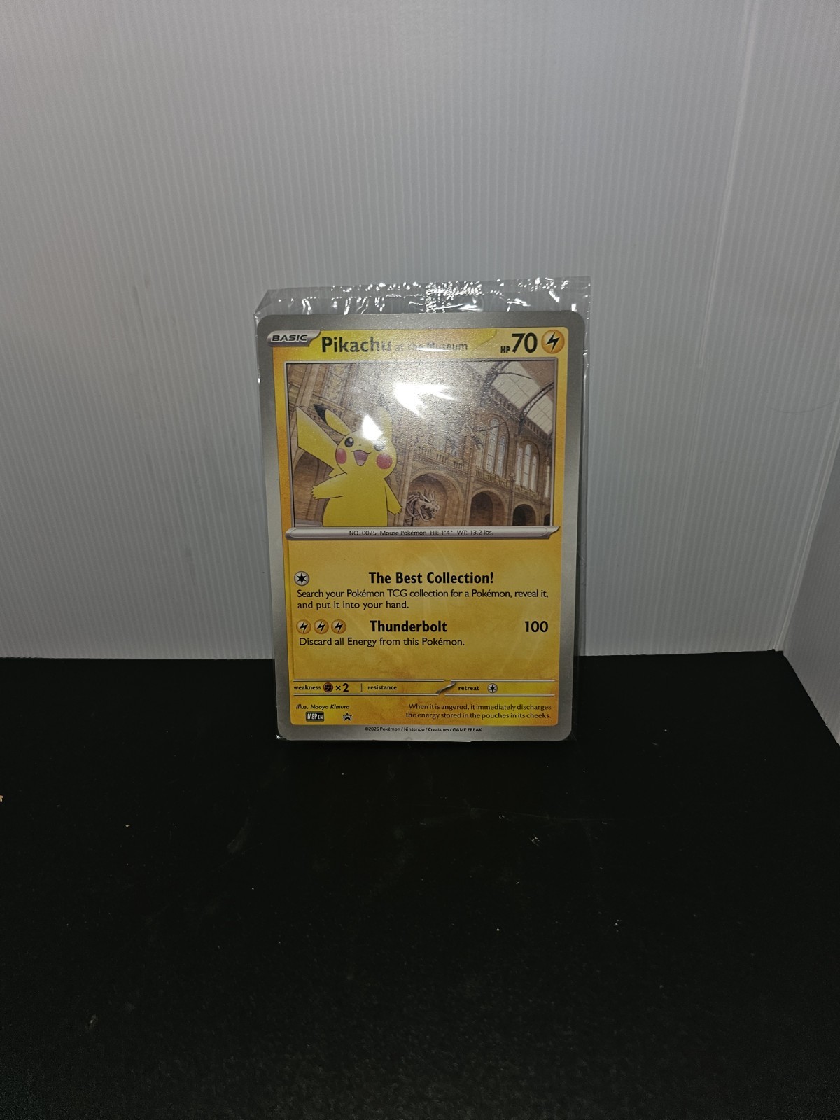 🌍🚚 Pokemon Pikachu at the Natural History Museum Sealed Jumbo Promo SVP