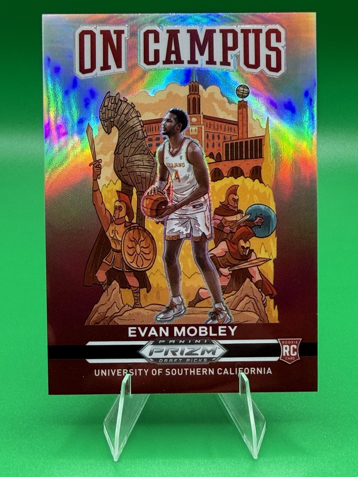 2021-22 Panini Prizm Draft Picks - On Campus Evan Mobley #2 (RC)