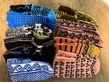 Handmade Knitted Cozy Socks Slippers   Warm House Socks, Multiple Styles, Unique