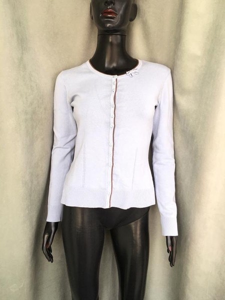 Women Laura Ashley Sweater Brown Elastane 34 / XS