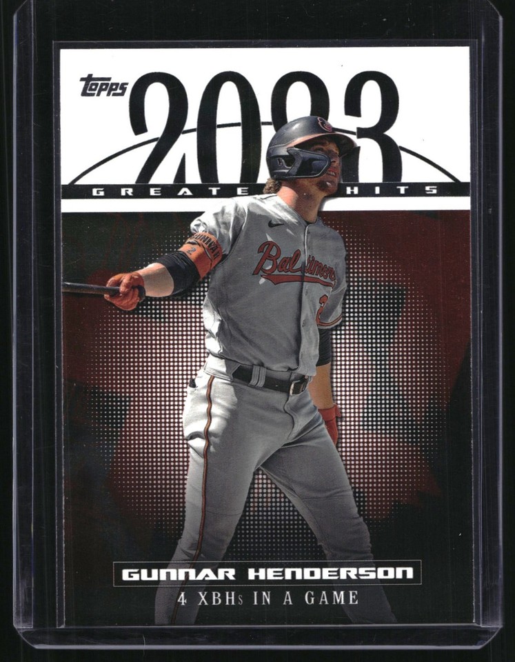 2024 Topps 2023 Greatest Hits #23GH-18 Gunnar Henderson 2024 Topps 2023 Greatest Hits #23GH-18 Gunnar Henderson