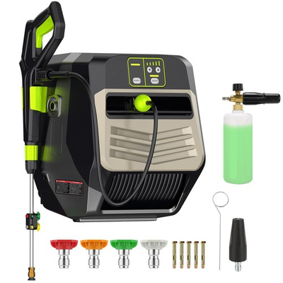 #ad Wall Mounted Pressure Washer Max 5500 PSI 3.6 GPM 5 Levers Power Washer wi... $476.04