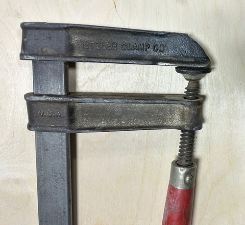Wetzler # 524 Clamp with Wood Handle 
