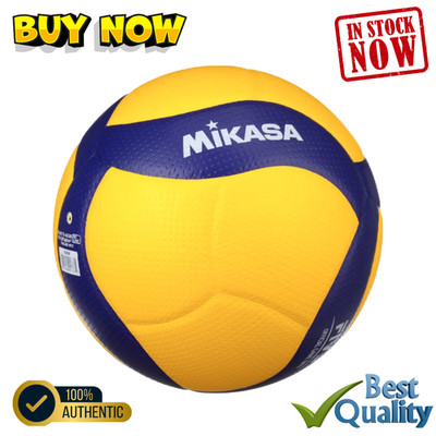 Mikasa Indoor Volleyball Blue Yellow Training Match Ball Brand New