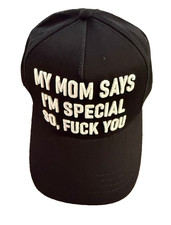 John Richmond X Slogan FUC* YOU Baseball Cap Hat Baseball Cap Baseball Cap