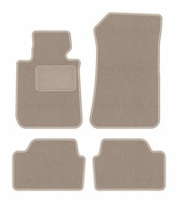 Fu�matten Automatten Velours Beige f�r BMW X1 E84 2004-2011 4-tlg