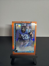 Lathan Ransom Rookie Auto /25 2025 Topps Chrome orange RC panthers 01/25 RRA-LRA