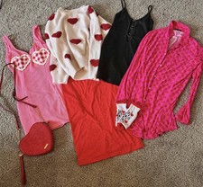 Valentine’s Day Women’s Clothing Lot, Size Small ❤️ Dress, Skirt, Purse And More