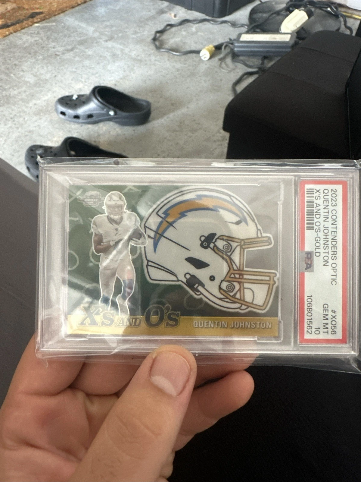 Quentin Johnston Panini Contenders Optic X's and O's #XO56 Gold