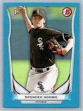 Spencer Adams 2014 Bowman Draft 1st Bowman Blue /399 #DP42