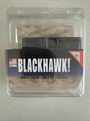 Blackhawk Single Stack Double Mag Case Matte Finish Magazine Carrier Holster
