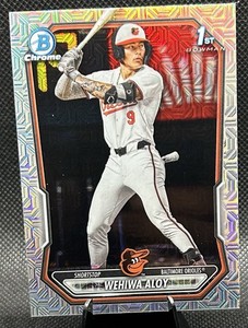 6 card lot Wehiwa Aloy Topps 2026 Bowman 1st Bowman Chrome Prospects