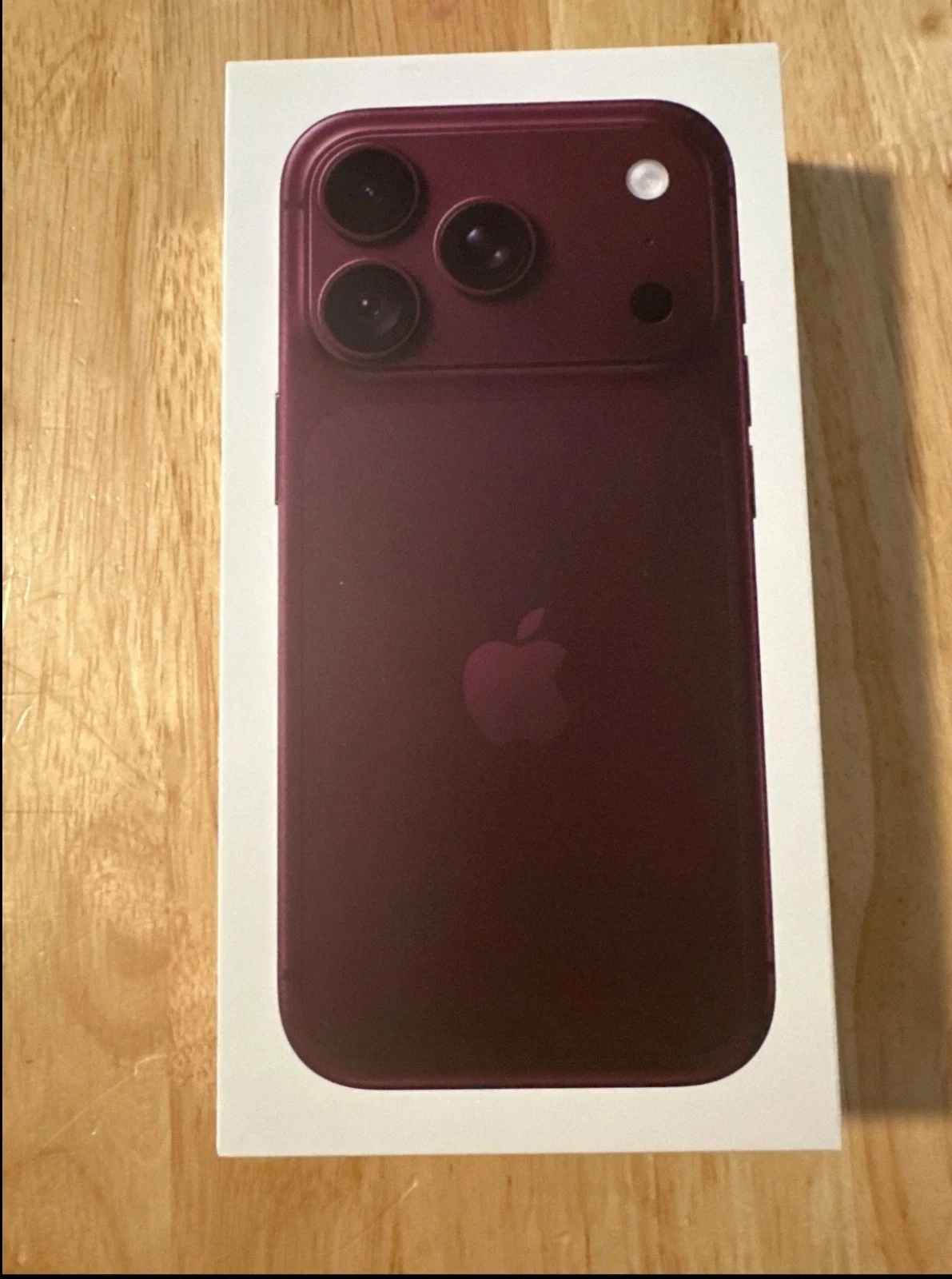 Apple iPhone 18 Pro Burgundy 256GB EMPTY BOX ONLY No Phone image 1