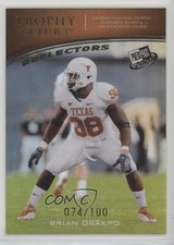 2009 Press Pass Trophy Club Gold Reflectors 74/100 Brian Orakpo #58 y0i