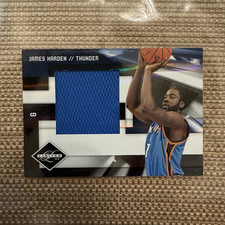 2009-10 Panini Limited James Harden #3 Thunder Freshman Jumbo /99 Memorabilia