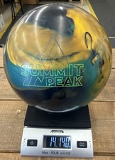 STORM SUMMIT PEAK 14 LB USED BOWLING BALL, PR...