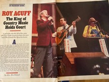 Roy Acuff, Three Page Vintage Clipping