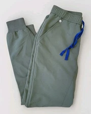Figs Scrub Pants Mens S Green Tansen Jogger Drawstring Pockets Technical Medical