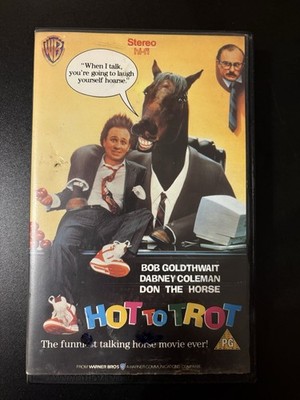 Hot to Trot (VHS) 1988 Big Box, Bobcat Goldthwait, John Candy Very Rare Movie