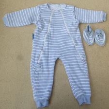 JOJO MAMAN BEBE Sleep Snuggler SLEEPING BAG 12-18m 2.5Tog Stripy SUIT   Camping