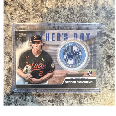 Topps 2023 Series 2 Father s Day Commemorative Team Patch Gunnar Henderson /299 