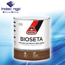 Boero Bioseta neutro satinata Lt. 0,75 per legno Impregnante effetto cera