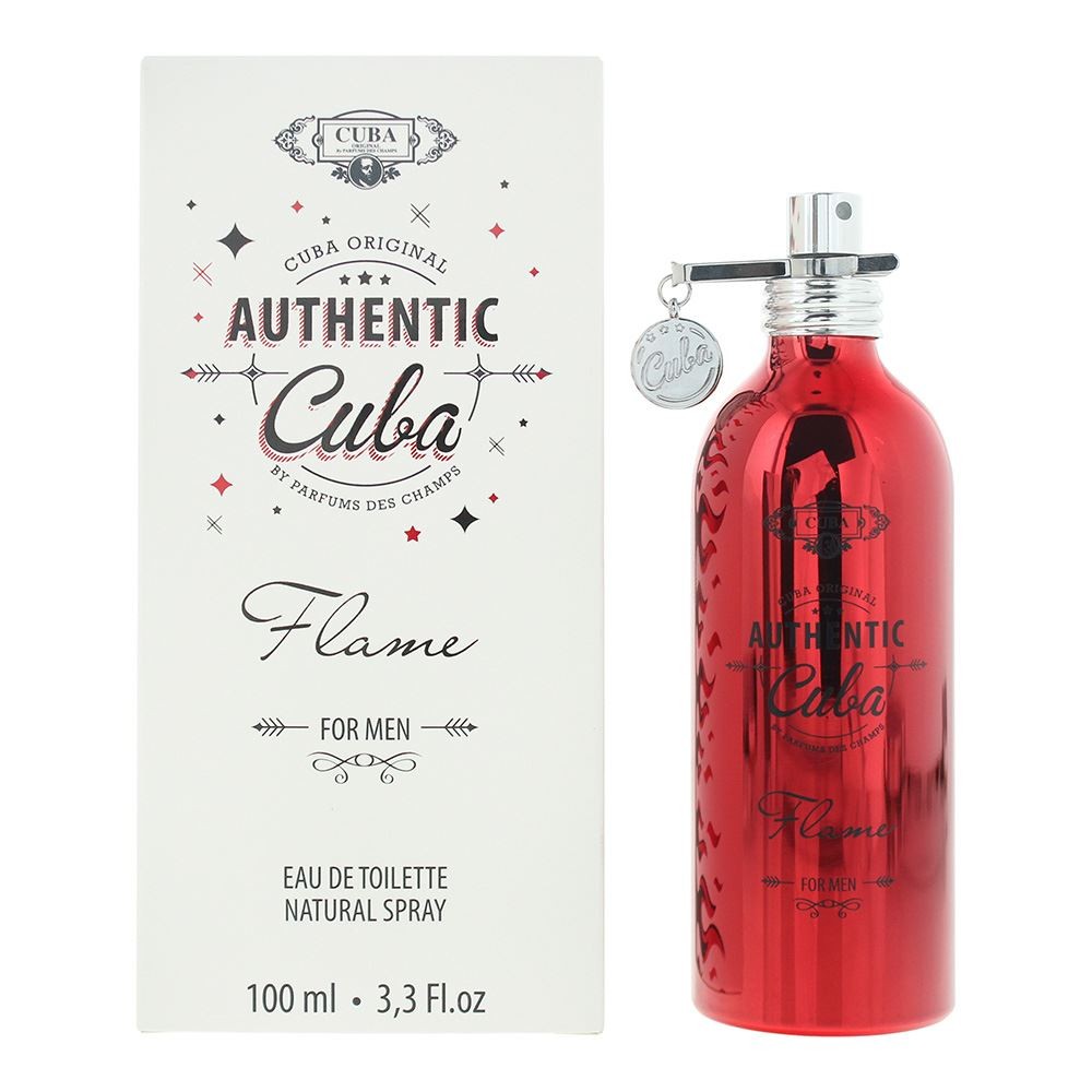 Cuba Authentic Flame By For Men - 3.3 Oz Edt Spray - Image 2