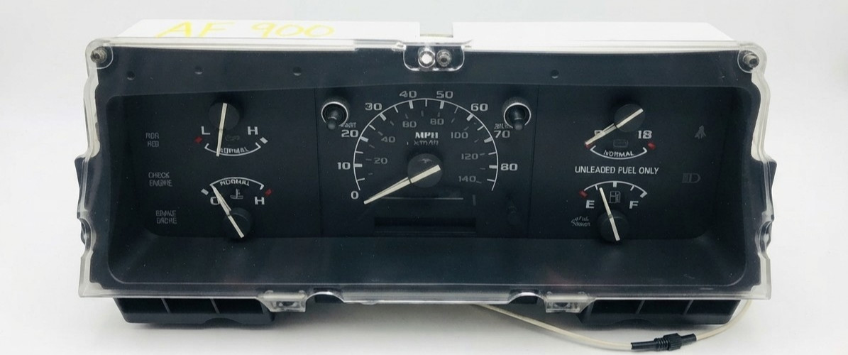 1992-1993 Ford F150 Bronco Speedometer Gauge Instrument Cluster MPH Assembly Oem