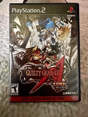 Guilty Gear XX Accent Core Plus Sony PlayStation 2 W/ Bonus disc