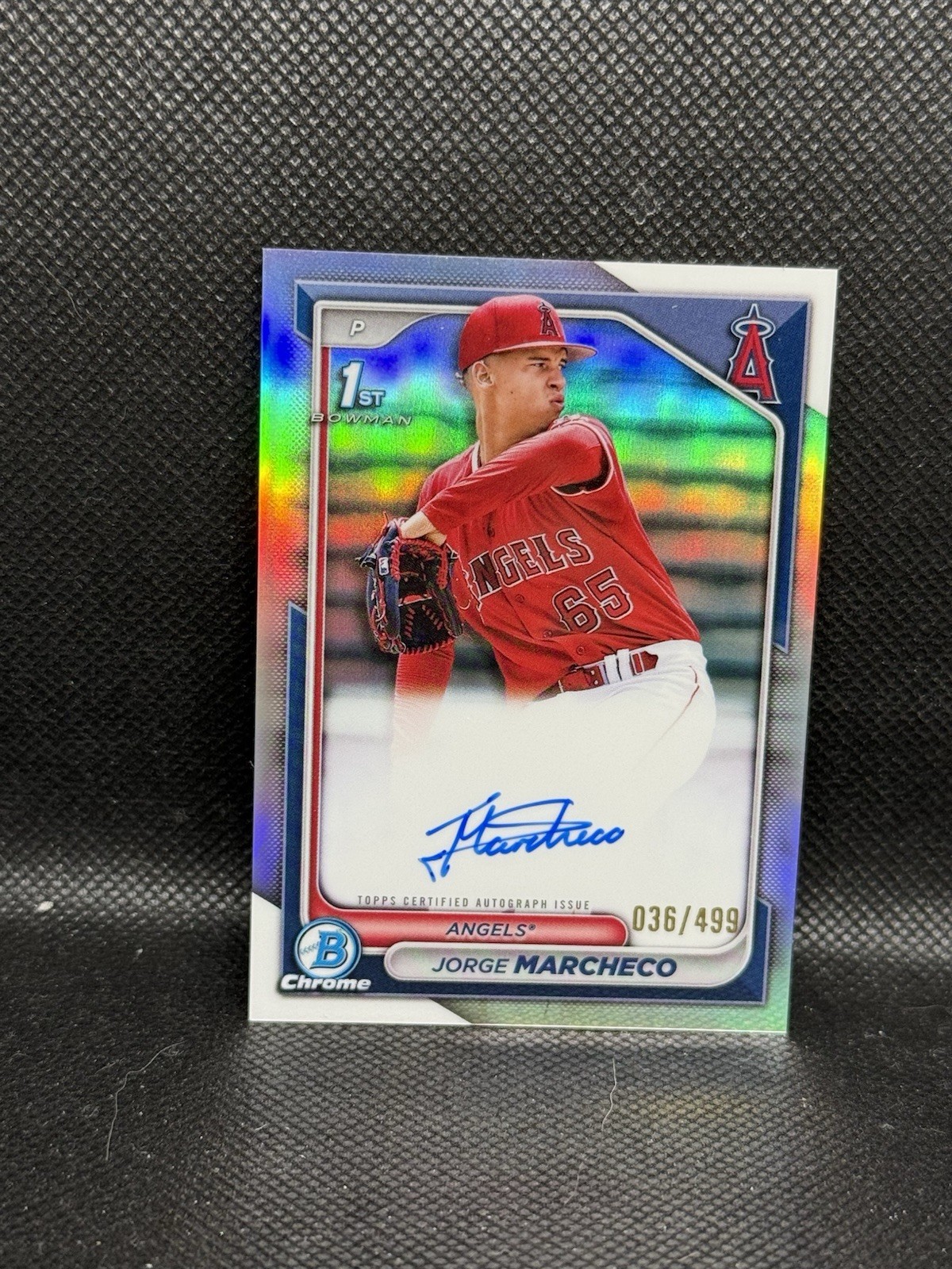2024 Bowman - Chrome Prospect Autographs Jorge Marcheco #CPA-JMH Refractor /499