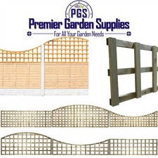 0.5ft-2ft Standard/Privacy Arch/Flat/Concave Trellis Panel for Climbing Plants