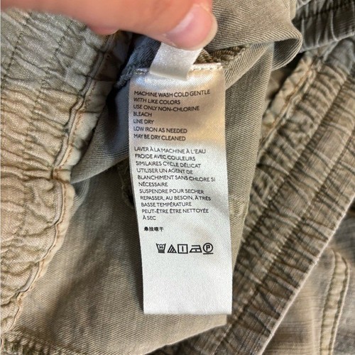 Anthropologie Women’s Angela Cropped Cargo Pull On Pant Size 29 Greenish Gray - Afbeelding 6 van 8