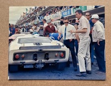 Ford GT40 Le Mans 1965 Press Photograph - Carroll Shelby