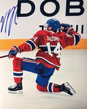 NICK SUZUKI SIGNED MONTREAL CANADIENS AUTOGRAPHED 8X10 PHOTO CELEBRATION COA