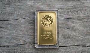 The Perth Mint Australia 1 oz Gold Bullion Bar 99.99% Pure .9999 Fine