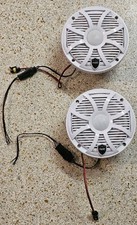 Wet Sounds REVO 6 SW-W 6.5" 2-Way Marine Coaxial Speakers White w/ LED PAIR