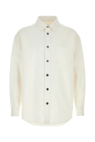 Loewe, LOEWE Anagram Denim Overshirt White New & Authentic