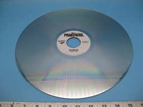 PYRAMID PATROL Pioneer Laser Active Mega LD Disc Game TAITO +Instructions Japan