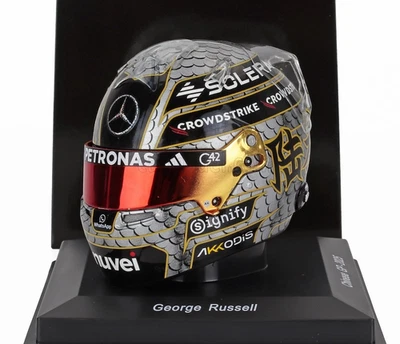 SPARK 1/5 BELL GP RACE HELMET GEORGE RUSSELL #63 CHINESE GRAND PRIX 2025 5HF199