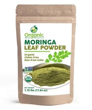 Organic Moringa Powder - 1.10 lbs 17.64 oz  USDA Organics, Non-GMO, Kosher...