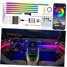Acrylic LED Lights - Interior Car Ambient 6 in 1 4 29.5 43.3 14.5 inches
