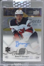 2018-19 Upper Deck Clear Cut Rookies Brett Seney #CCR-BS Auto 0q7o