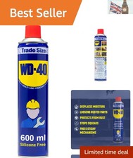 WD-40 Multi-Use Lubricant Spray 600ml - Professional Rust Protection Formula 24.98 per litre