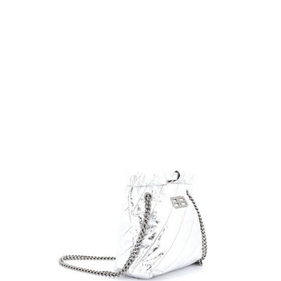 Balenciaga Crush Chain Tote Quilted Crushed Calfskin Small | eBay