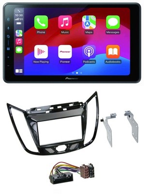 Pioneer Bluetooth 2DIN USB MP3 DAB Car Stereo for Ford C-Max Kuga Piano Finish Sch