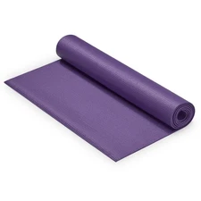 Sunny Health & Fitness Thin Yoga Mat Pilates for Health & Fitness- Purple