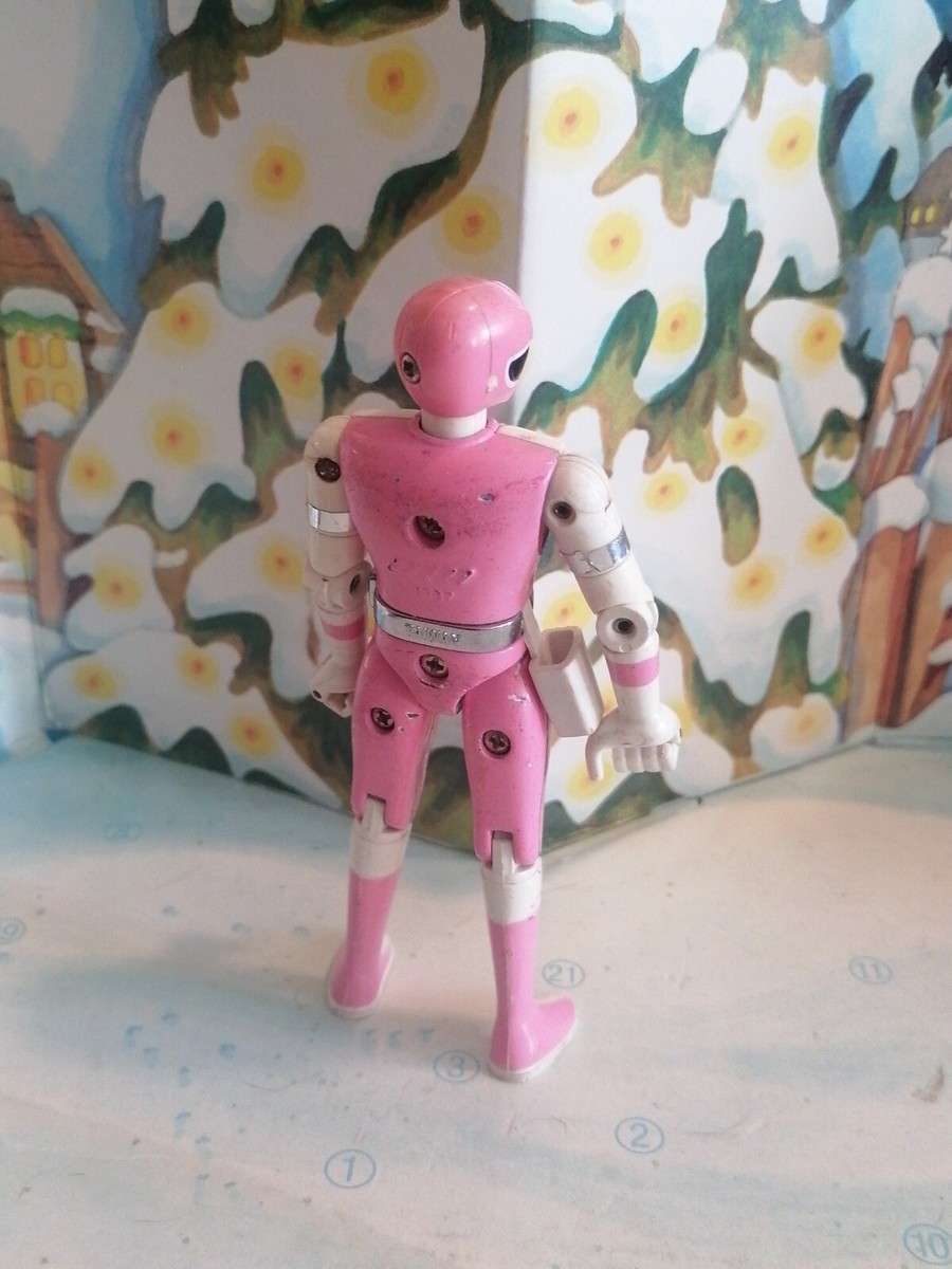 Figurine Bioman Force Noire - Bandai Die Cast 1985 - MasKman - Loose