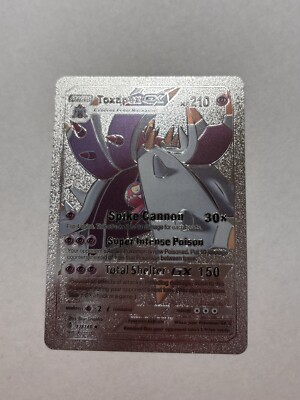 Silver Foil Display Card Toxapex GX 210HP Fan Art Card NM/M | eBay