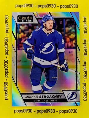 Mikhail Sergachev, Tampa Bay Lightning, 2024, O-Pee-Chee Platinum, rainbow, #69